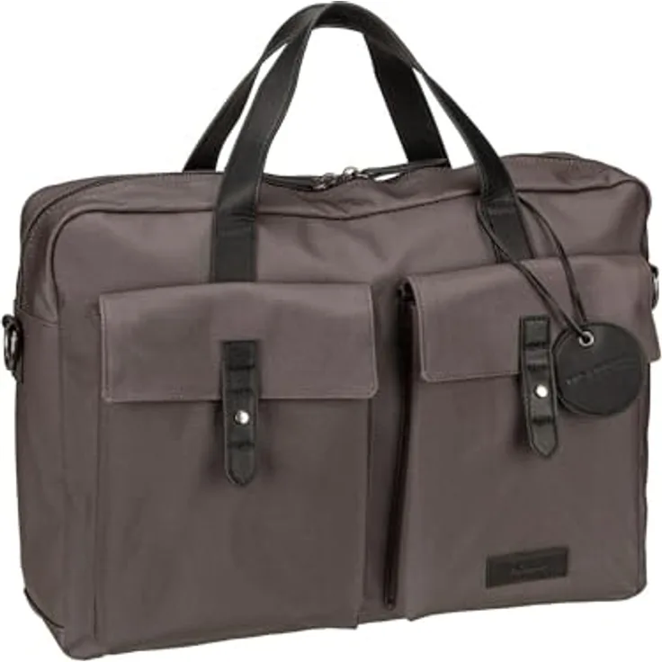 Picard Aktentasche Calahari, wasserabweisende Laptoptasche in Grau, 41 x 11 x 30 cm