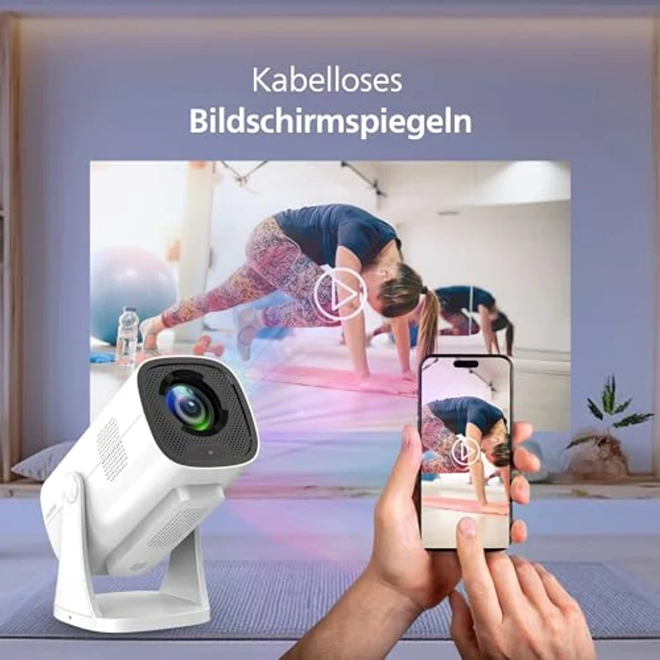 Philips NeoPix 250 Smart Beamer, 16:9 mit Google TV-Streaming und Wi-Fi 6, kompakt und leicht – Bild 5