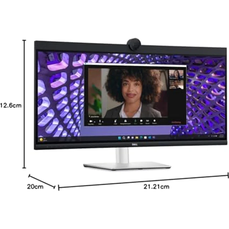 DELL - B2B P Series P3424WEB 34,14 Zoll UHD 4K Business Monitor (8 ms Reaktionszeit, 60 Hz) – Bild 9