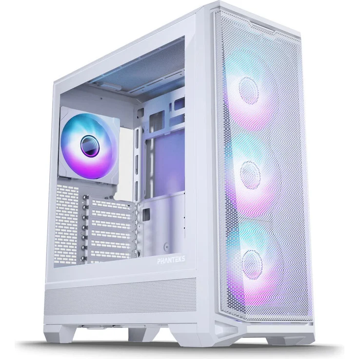 PHANTEKS Eclipse G400A PC-Gehäuse, Midi-Tower, E-ATX, Tempered Glass, D-RGB - weiß – Bild 1