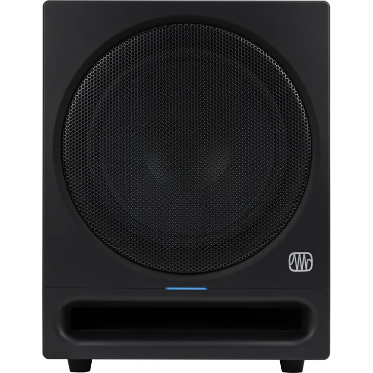 Presonus Eris Pro Sub 10 Studio Subwoofer, aktiver Subwoofer mit 10-Zoll-Tieftontreiber, 170 W RMS, schwarz