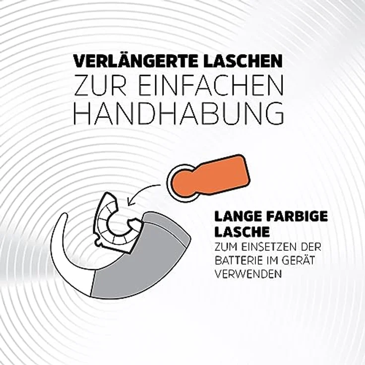 Energizer 13 Knopfzelle, PR48 (1.4 V, 16 St), Hörgerätebatterie Zinc-Air – Bild 8