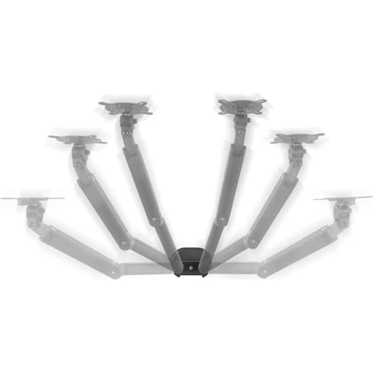 One For All Universal-Doppelmonitorarm (DM4210) Schwarz - Monitorständer & Monitorarme für 13-35 Zoll Monitore, Tragkraft bis 10 kg pro Bildschirm – Bild 4