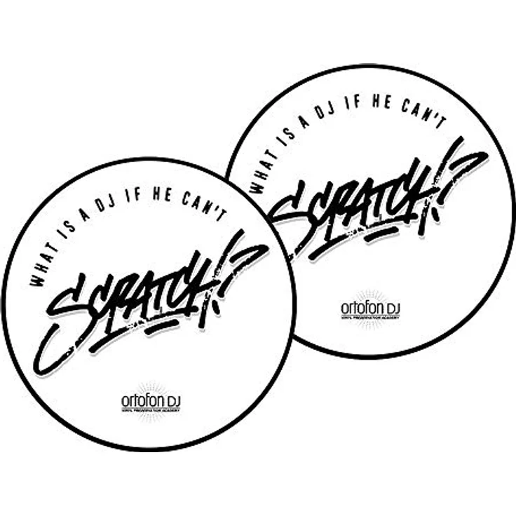 Ortofon Slipmat Scratch, DJ-Zubehör im 2er Set für Scratch-Technik – Bild 2