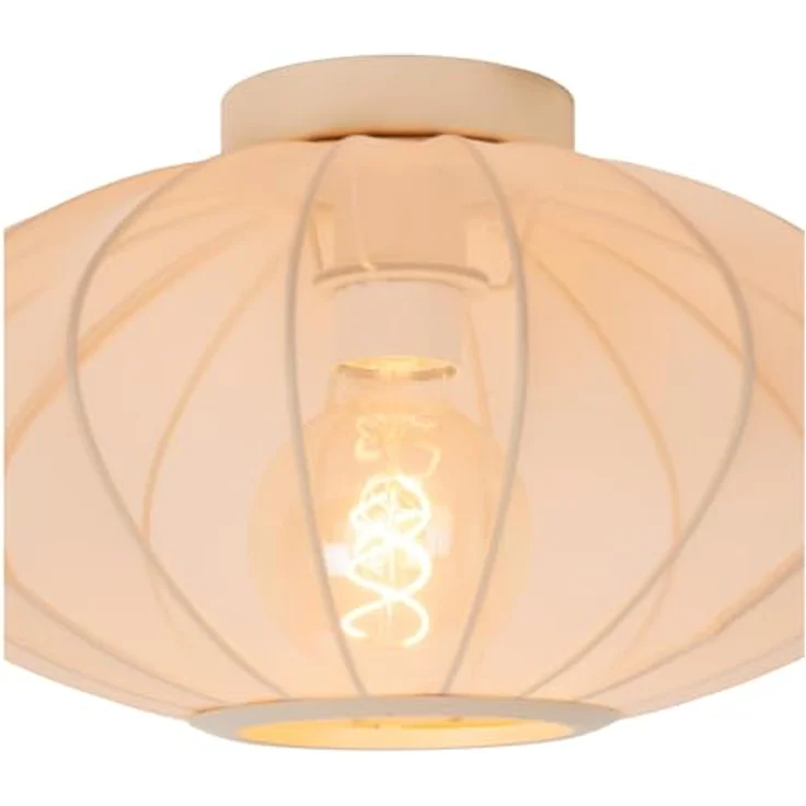 LUCIDE CORINA Deckenleuchte Ø 40 cm Beige, Geeignet für LED-Lichtquelle, Dimmbar – Bild 5