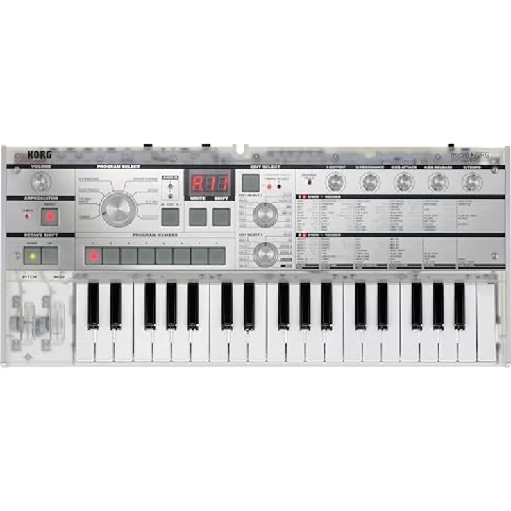 Korg microKORG Crystal, Virtual Analog Synthesizer mit 2 Oszillatoren, 8-Band Vocoder und 37 Minitasten – Bild 3