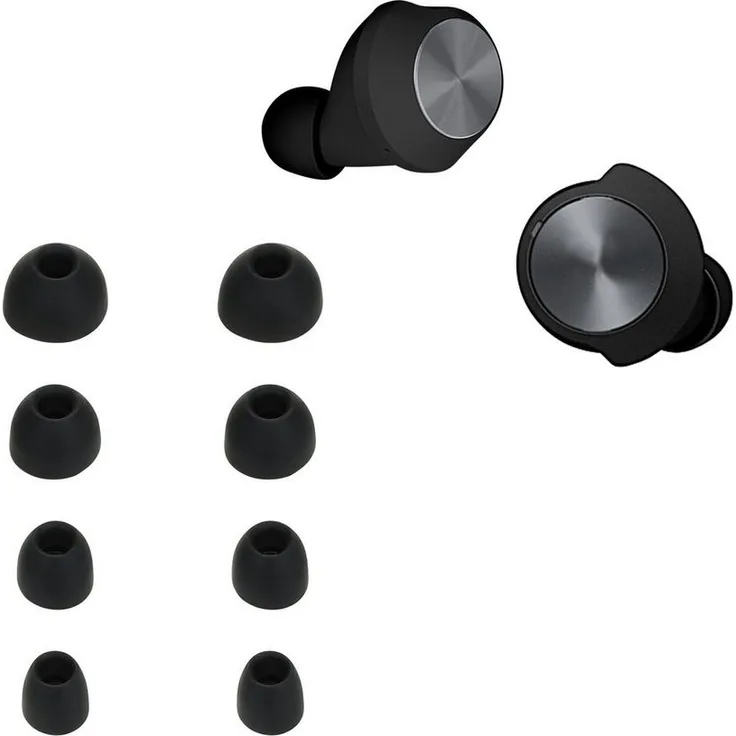 kwmobile 8x Ersatzpolster für Beoplay B&O EQ / H3 / H5 / E4 / E6 / E8 Ohrpolster (4 Größen - Silikon Ersatz Ohrstöpsel für Beoplay In-Ear Headphones)