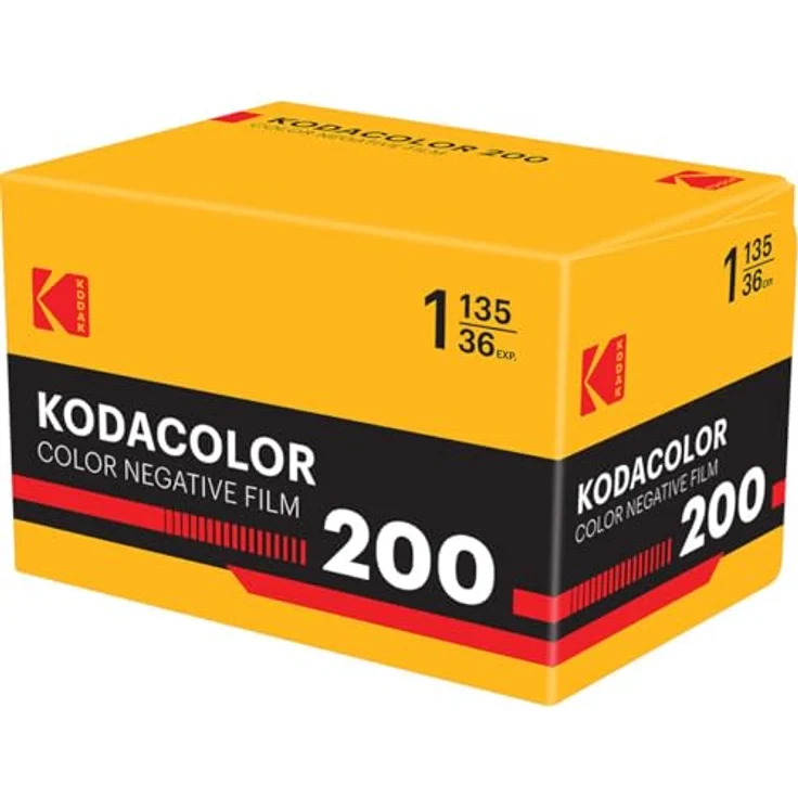 KODAK Eastman Kodacolor 200 135-format, Farbnegativfilm für 35 mm Kameras, ISO 200, 36 Exposures, feines Korn, gesättigte Farben – Bild 2