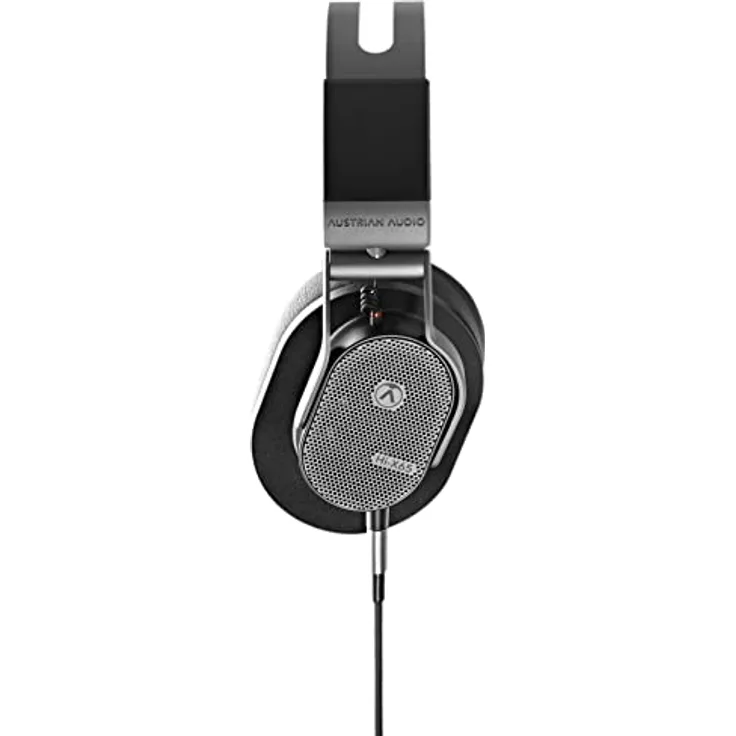 AustrianAudio Hi-X65, Kabelgebundene Over-Ear Kopfhörer ohne Geräuschunterdrückung, Schwarz, 44 mm Langhub-Treiber, Frequenzgang 5 Hz - 28 kHz