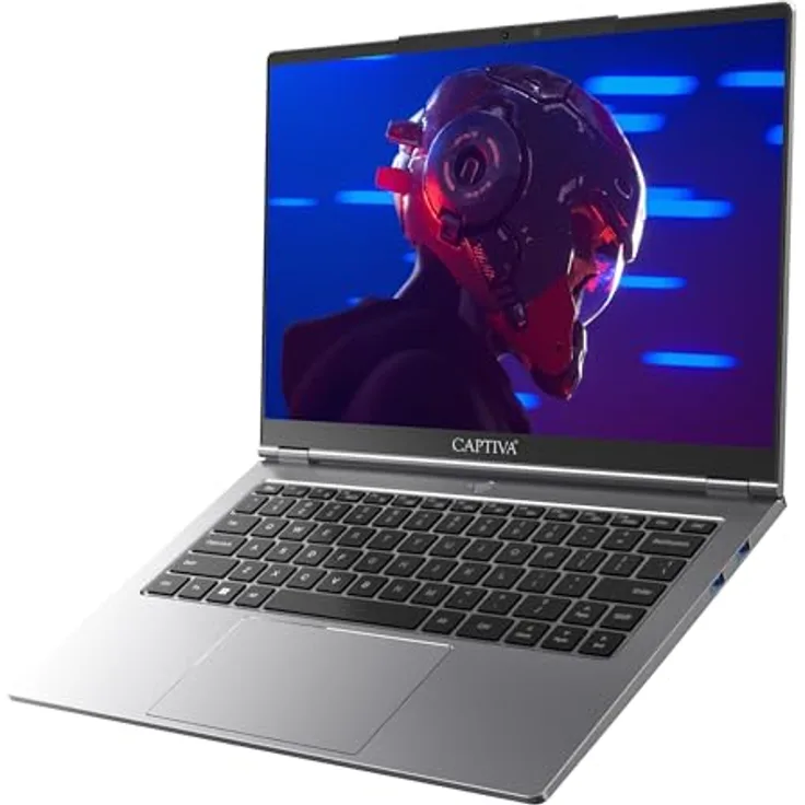 Captiva Notebook Business/Office R10-1347GE, AMD Ryzen 7 255, 32GB DDR5 RAM, AMD Radeon™ 780M, 1TB SSD, 14 Zoll 3K 120Hz, ohne OS