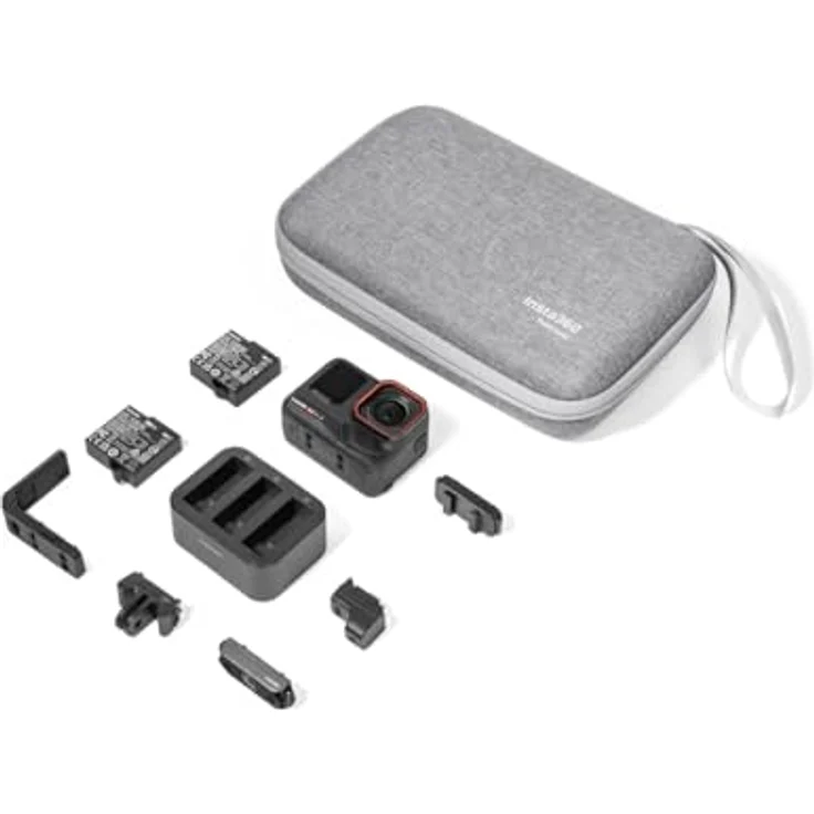 Insta360 Tragbare Tasche für Ace, Ace Pro, Ace Pro 2, stoßfest und kratzfest, Grau – Bild 5