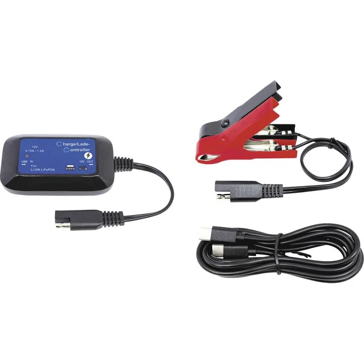 BAAS BA101 Kfz-Ladegerät 12V, Intelligenter Laderegler mit USB-C Eingang und 18W Leistung