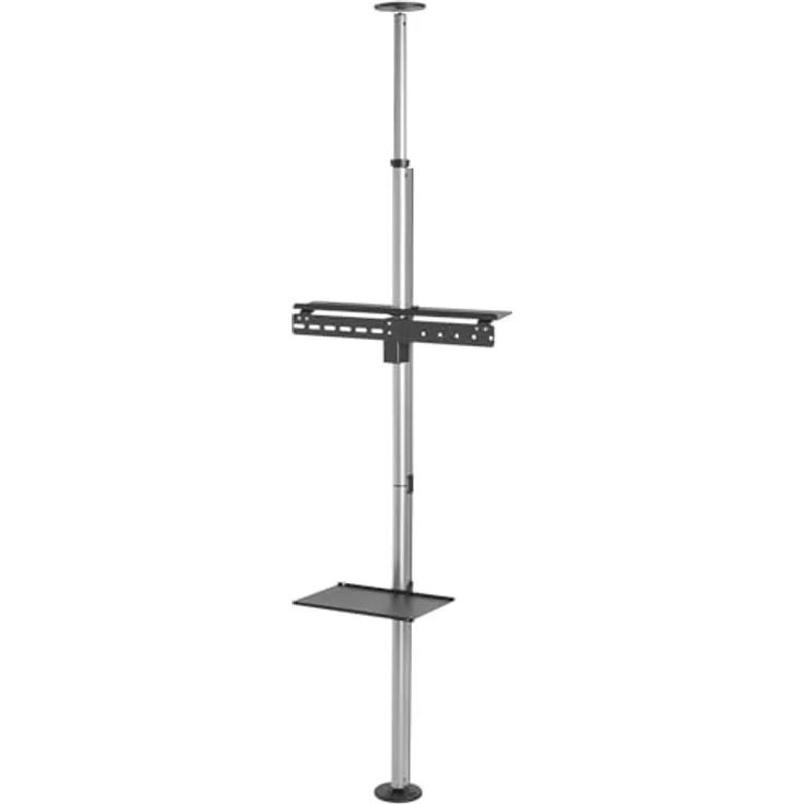 Techly ICA-TR32 - Flachbildschirm-Bodenhalter (Feststehender Flachbildschirm-Bodenständer, Schwarz, Grau, 177,8 cm (70 Zoll), TV, 30 kg, 200 x 200 mm) – Bild 6
