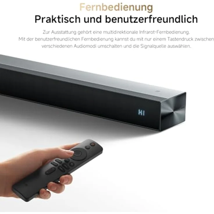 Xiaomi Soundbar Pro NS4-EU, 2.1 Kanal Soundbar mit 300W Leistung, kabellosem Subwoofer und Dolby Audio – Bild 13
