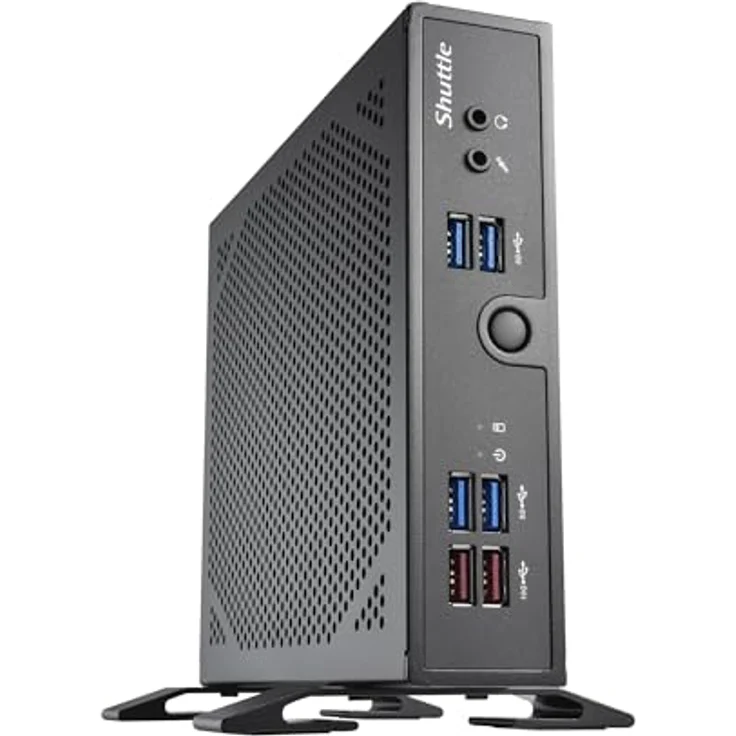 Shuttle XPC slim DS50U3, Barebone Slim-PC mit Core i3 i3-1315U 1.2 GHz, 0 GB RAM, Schwarz – Bild 3