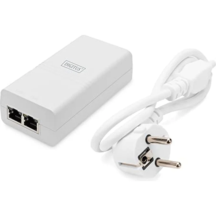 DIGITUS Gigabit Ethernet PoE Injektor, 802.3af, Weiss 802.3af, 15,4 W kleines Gehäuse, Weiss – Bild 5