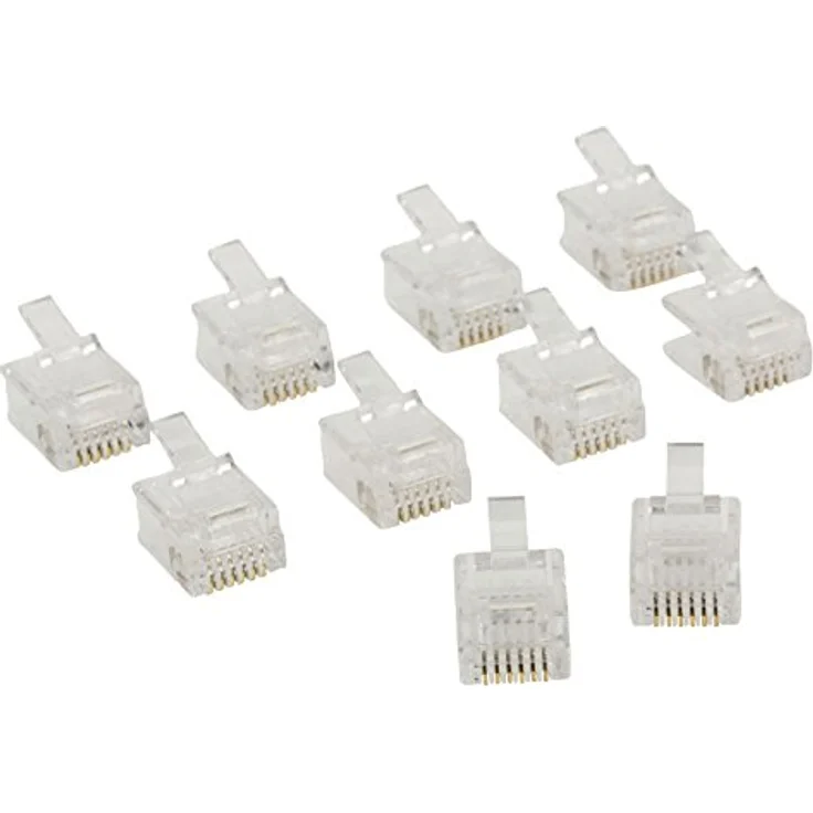 Valueline RJ12-Stecker (10 Stück) transparent – Bild 3