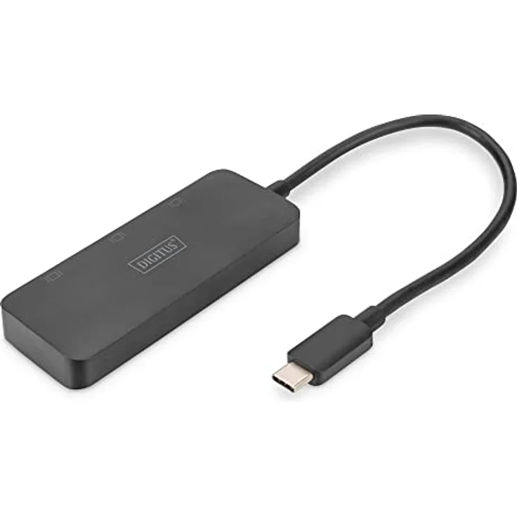 DIGITUS 3-Port MST Video Hub USB-C und 3x DisplayPort – Bild 1