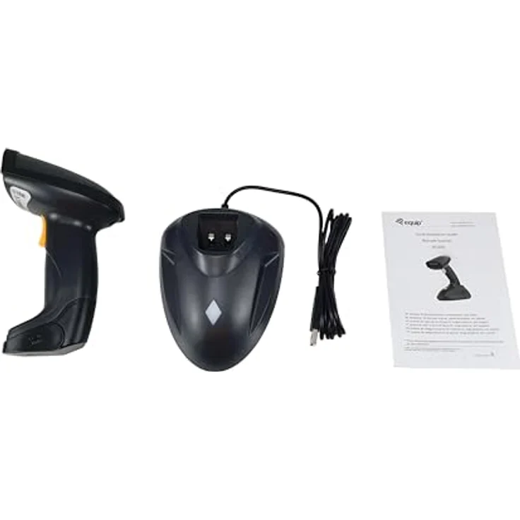 Equip 351026 Drahtloser 2D-Barcodescanner, Weite Entfernung, mit Ständer, IP54 Wasserbeständig – Bild 5