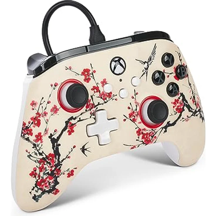 PowerA Advantage Kabelgebundener Controller für Xbox Series X|S - Krieger-Nirwana, 3-Wege-Trigger-Locks, Doppel-Vibrationsmotoren, Ergonomisches Design – Bild 2