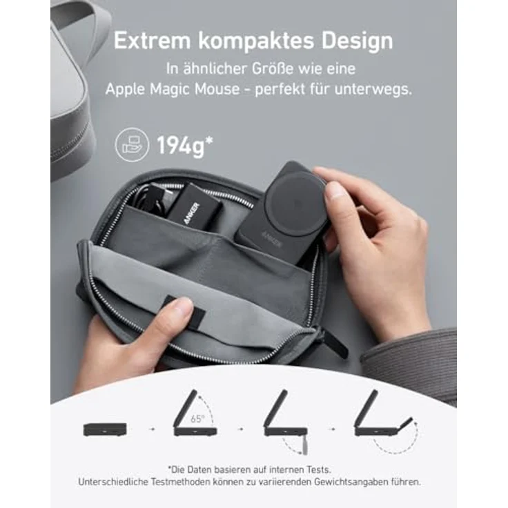 Anker MagGo 3-in-1 Ladestation, Qi2 zertifizierter 15W kabelloser Ladeständer, MagSafe kompatibel, Apple Watch Ladegerät, Für iPhone 15/14, AirPods, Apple Watch 9 (Mit 40W USB-C Netzteil) – Bild 3