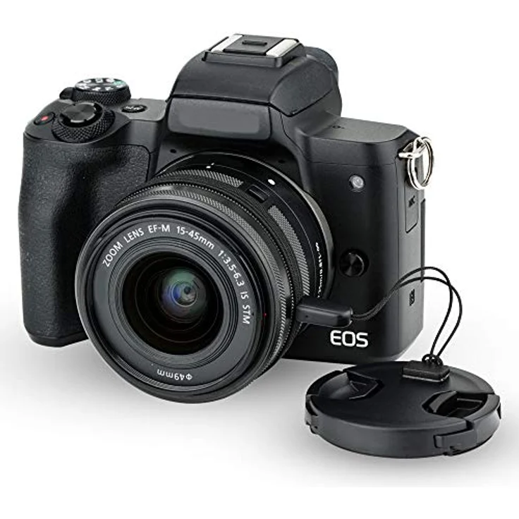 PROfezzion 2 Stück 49mm Objektivdeckel mit Halteband Kordel für Canon EOS R100 R50 R10 M50 M6 Mark II und weitere 49mm Objektive, schützend und langlebig – Bild 5