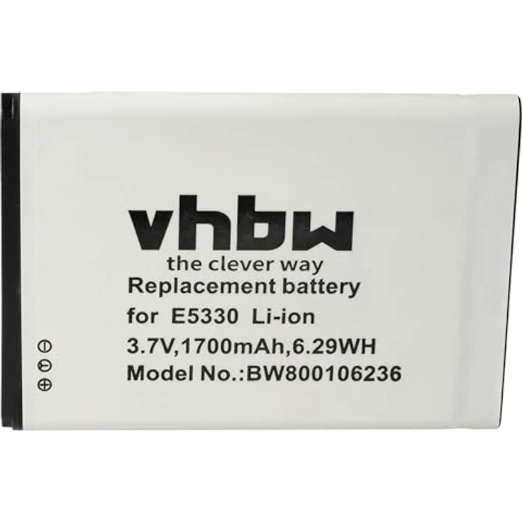 vhbw Akku kompatibel mit Huawei E5377, EC5377 Router Modem Hotspots, 1700 mAh, 3,7 V, Li-Ion, langlebig und hochleistungsfähig – Bild 3