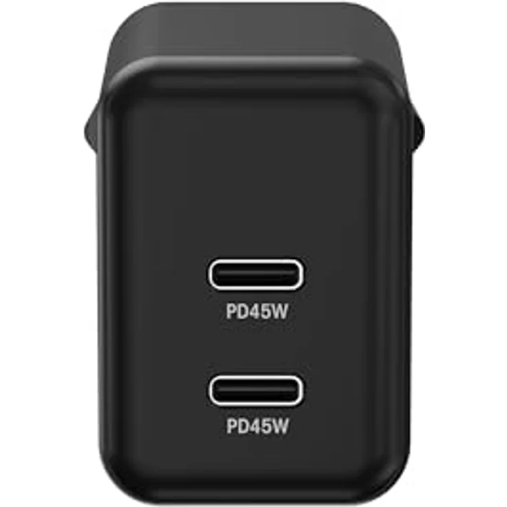 XLayer 45W dual USB C Ladegerät Power Delivery Schnellladen ipad iPhone 15 14 13 Mini 13 Pro Max 12 11 SE XS Android geräte Tabs Power Adapter Ladeadapter Ladestecker Netzteil Charger Kabel (Schwarz) – Bild 2