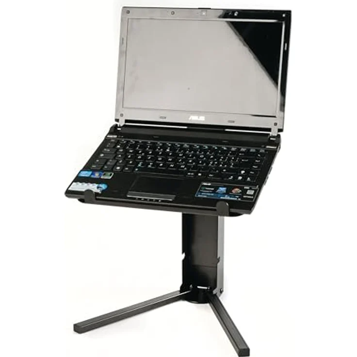 QUIK-LOK LPH005 Passive Halterung für Laptops, faltbar, schwarz, aus Stahl, für Innen- und Außenbereich – Bild 3