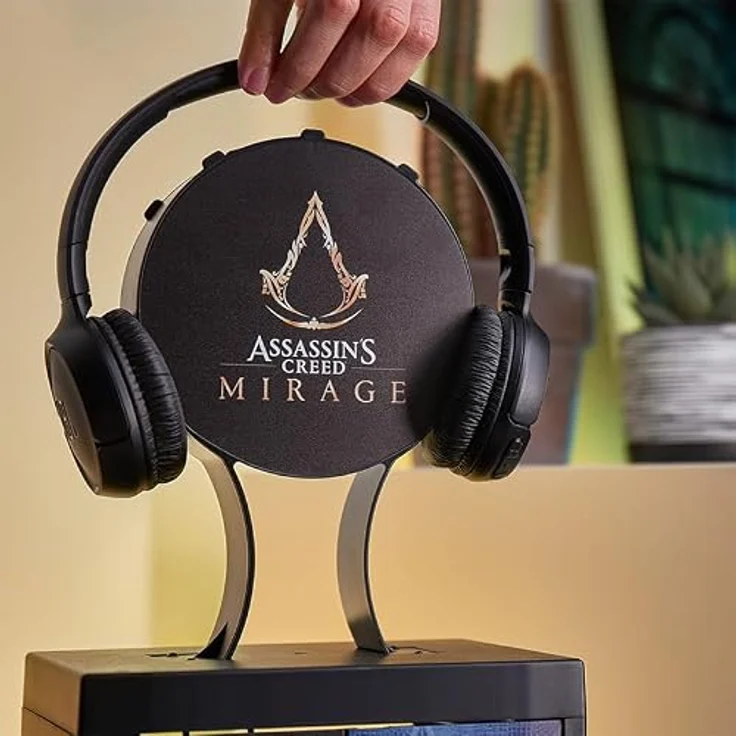 Numskull Assassin's Creed - Mirage Gaming Locker für bis zu 10 Spiele, schwarz – Bild 9