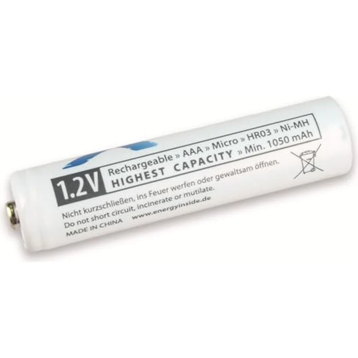XCell X1150 Micro AAA Akku, 4er Set Ni-MH, 850 mAh, wiederaufladbar, Höhe 44,5 mm – Bild 3