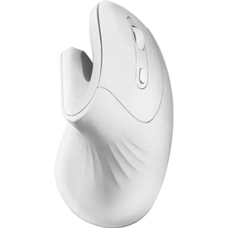 Mars Gaming MMW-ERGOPRO Weiß, Ergonomische Vertikale Kabellose Maus, Optischer Sensor 3200DPI, Huano-Schalter, 2.4GHz Kabelloser Empfänger, Multi-Plattform Support – Bild 1