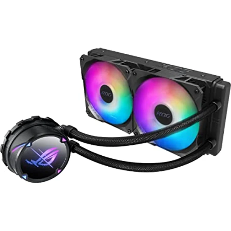 ASUS ROG Strix LC II 240 ARGB Prozessor All-in-One-Flüssigkeitskühler 12 cm Schwarz, Hochwertige Abmessungen, Langlebig, Flexible Gestaltung – Bild 2