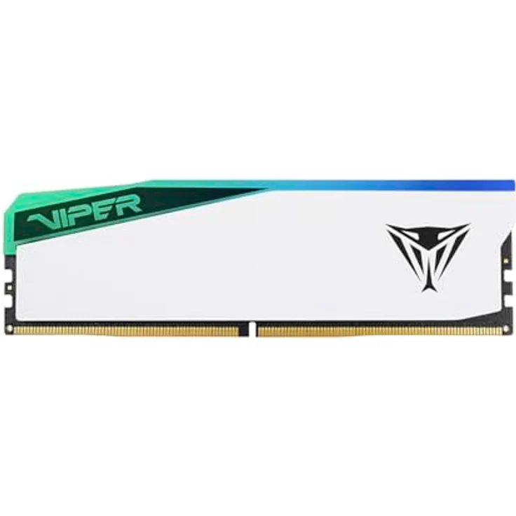 Patriot DDR5 PC5600 Viper Elite 5 RGB, 16GB (1x16), hochleistungsfähiger Arbeitsspeicher mit mehrfarbiger RGB-Beleuchtung – Bild 1