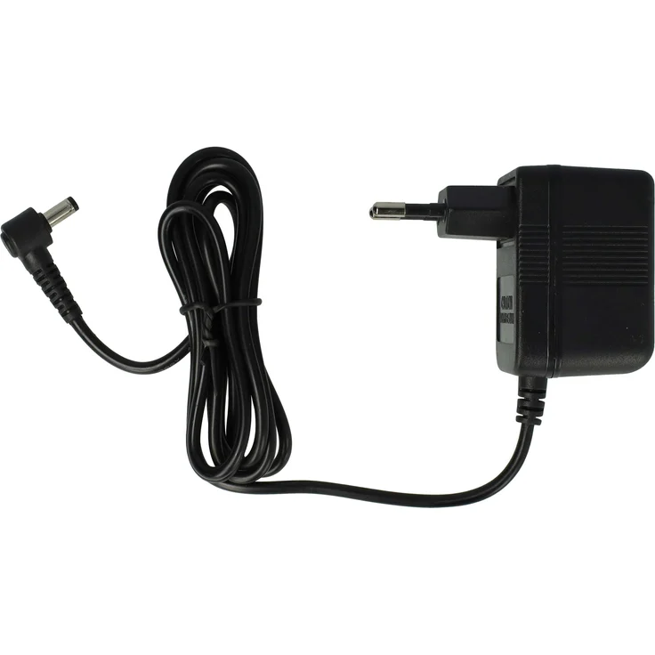 vhbw Netzteil / Ladegerät für Panasonic KX-TG5512, KX-TG5513, KX-TG2512, KX-TG2521, KX-TG5511, 200 cm Kabel, schwarz, überlast- und kurzschlusssicher