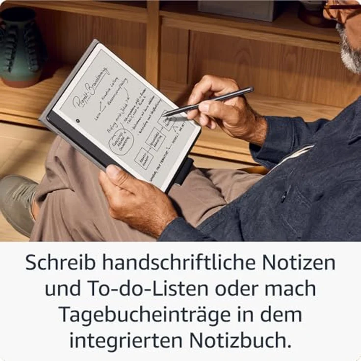 Amazon Kindle Scribe 2024 (16 GB) – Neuheit: Direktes Schreiben in Büchern | Premium-Eingabestift inklusive – Anthrazit – Bild 4
