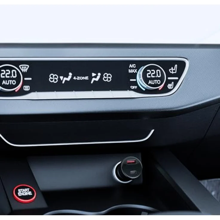 Qualo QRLS-AC-01-32 Recycling Autoladegerät, USB-A / USB-C, 32W, schwarz, mit Schnellladeprotokollen PD und QC, geeignet für PKWs und Lkw – Bild 2