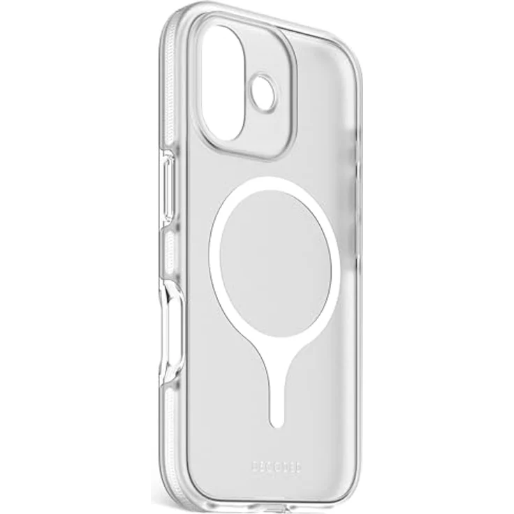 Decoded Transparent Clear Case für iPhone 17, 100% recyceltes Material, Anti-Vergilbung, MagSafe-kompatibel, 4 Meter DropTec Schutz, kratzfest, Frosted Weiß – Bild 2