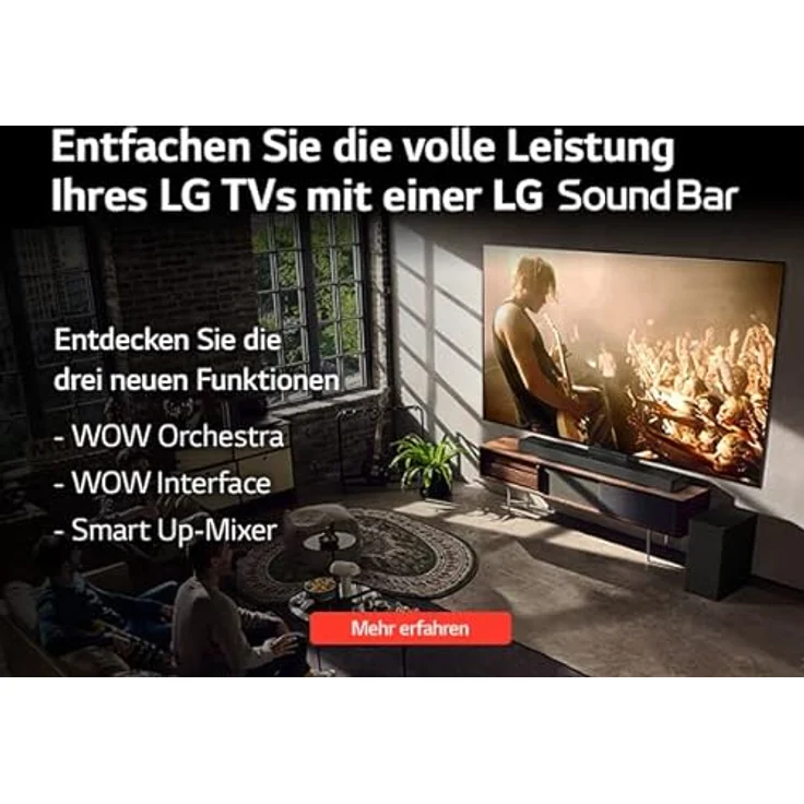 LG DSE6S 3.0 Soundbar (100W) für TVs ab 40 Zoll (Dolby Atmos, HDMI, Bluetooth), Schwarz [Modelljahr 2023] – Bild 4