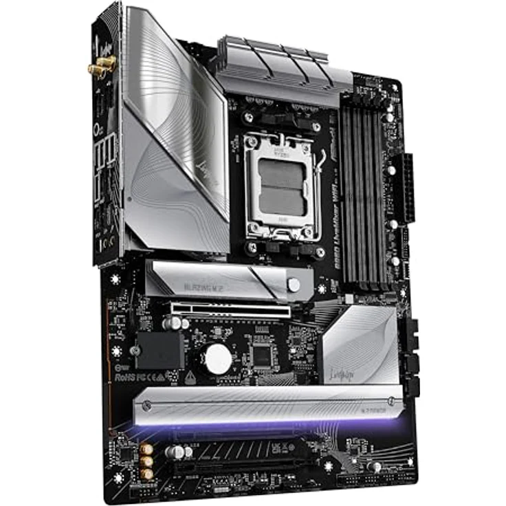 Asrock Mainboard B850 LiveMixer WiFi, ATX mit AMD B850 Chipsatz, AM5 Sockel, 3x PCIe x16, max. 256 GB Speicher – Bild 3