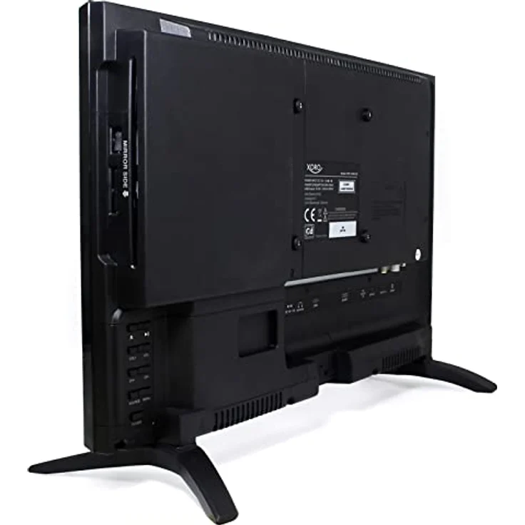 XORO HTC 1949 V2 -18.5" Zoll (47cm) LCD HD Fernseher mit HDTV Triple Tuner, Slot-In DVD Player, USB 2.0 Mediaplayer, CI+ Schacht, 12V Anschuss, Schwarz – Bild 2