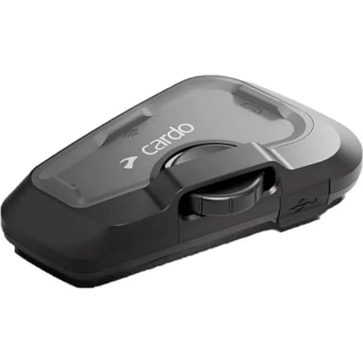 Cardo Freecom 4x, Bluetooth Kommunikationssystem für bis zu 4 Fahrer, 1200 m Reichweite, 13 h Sprechzeit, Schwarz – Bild 4