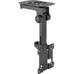 Conecto Deckenhalterung für Fernseher, klappbar und höhenverstellbar, geeignet für 13-27 Zoll, bis VESA 100x100, schwarz