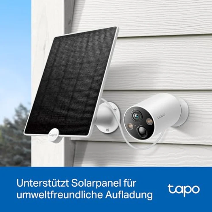 Tapo C425 Außenkamera Akku, 2-Pack | 2K Auflösung, WLAN, 10000-mAh-Akku, 150° FOV, Solarpanel Unterstützung, Alexa-kompatibel – Bild 5