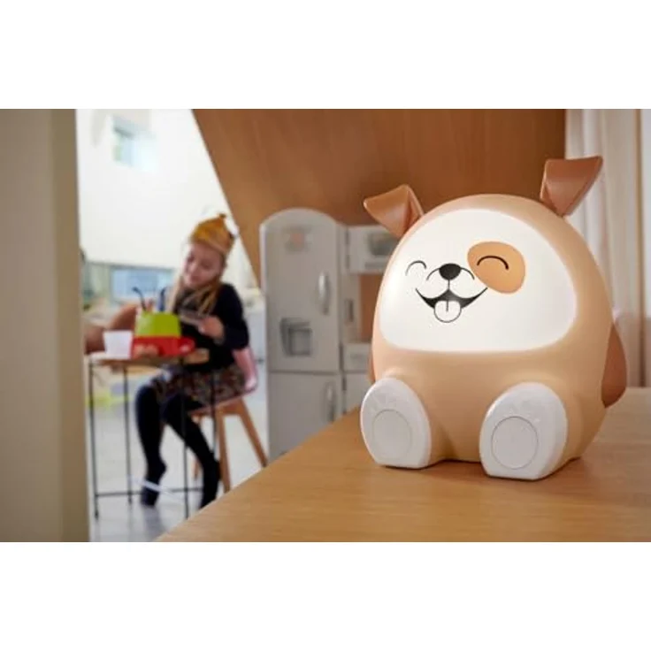 Bigben AU388701, Bluetooth portabler Lautsprecher Kids Dog mit 15W Leistung, dimmbarem Nachtlicht und Musik-Timer – Bild 3