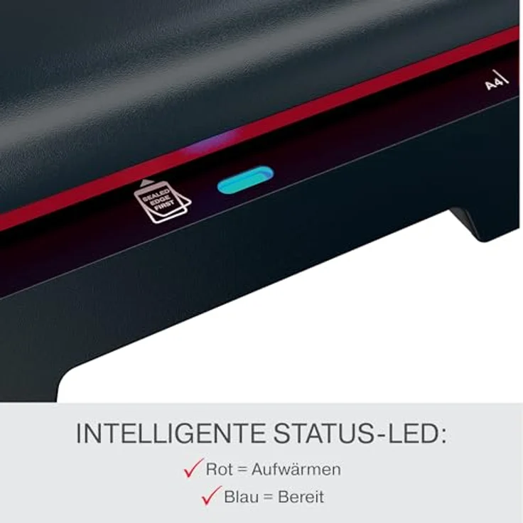 GBC Laminiergerät 240, A4 Laminiergerät mit 125 µm, 400 mm/min Laminiergeschwindigkeit, optischer und akustischer Bereitschaftsanzeige, Abschaltautomatik – Bild 6