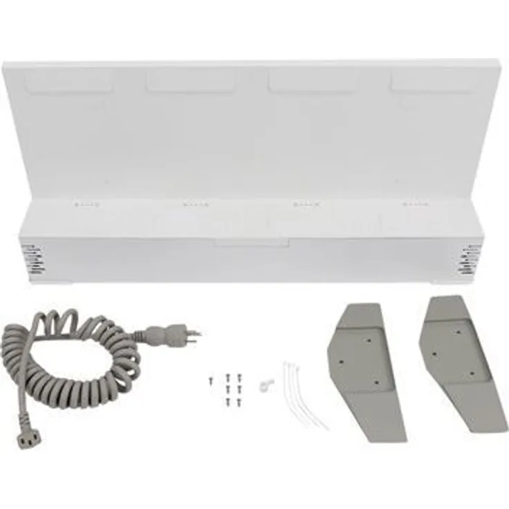 Ergotron LiFeKinnex WAND- / SCHREIBTISCH, 4-Bay Ladegerät für LiFe-Batterien, weiß, AC 230 V, LCD-Bildschirm zur Überwachung der Batterielaufzeit