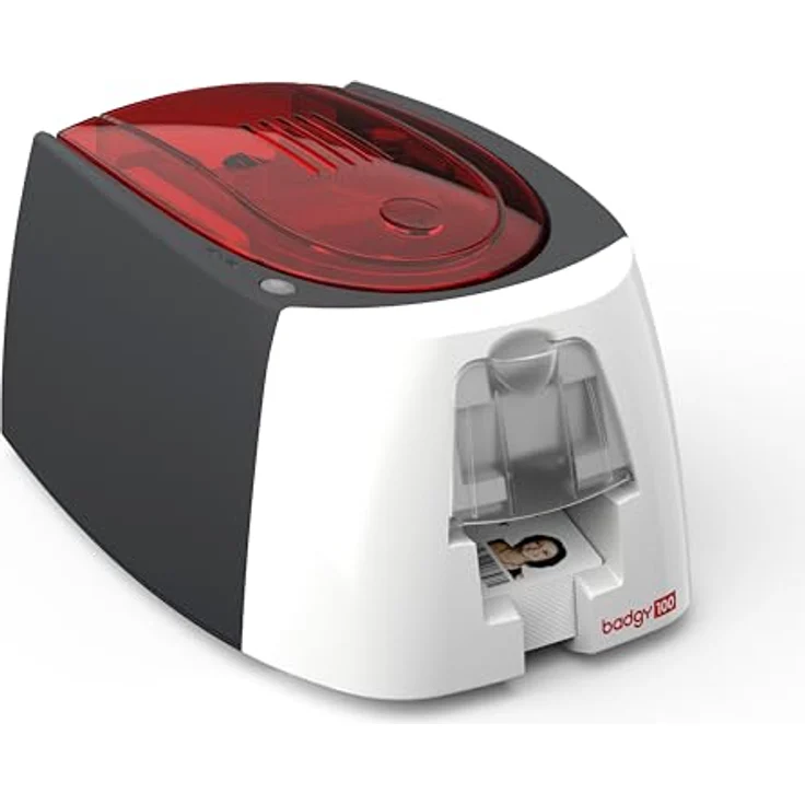 Evolis Badgy 100 - Plastikkartendrucker - Farbe, B12U0000RS – Bild 2