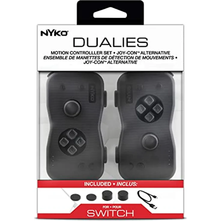 Nyko Dualies (Switch), Gaming Controller, Schwarz, mit präziser Bewegungssteuerung, Rumble-Feedback und programmierbarer Turbo-Taste – Bild 7