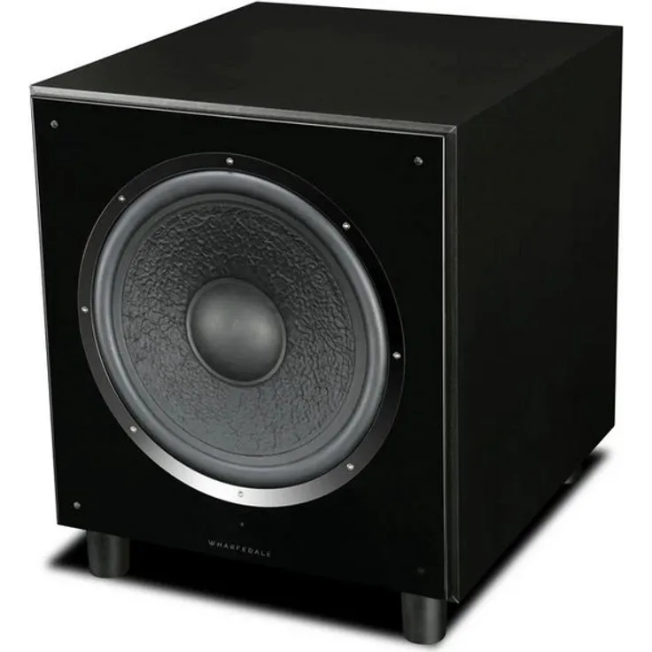 WHARFEDALE SW-15 Subwoofer, Holzdekor Schwarz, WEEE-Reg.-Nr. DE 98154124